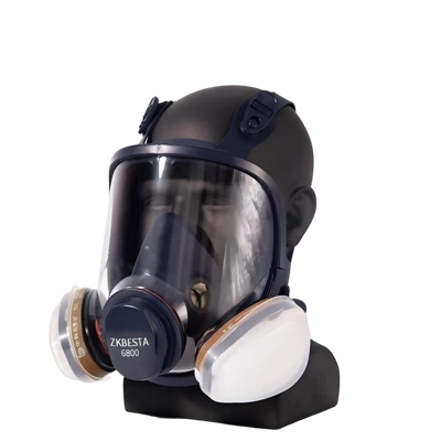 Respirator pełnotwarzowy z oparami organicznymi